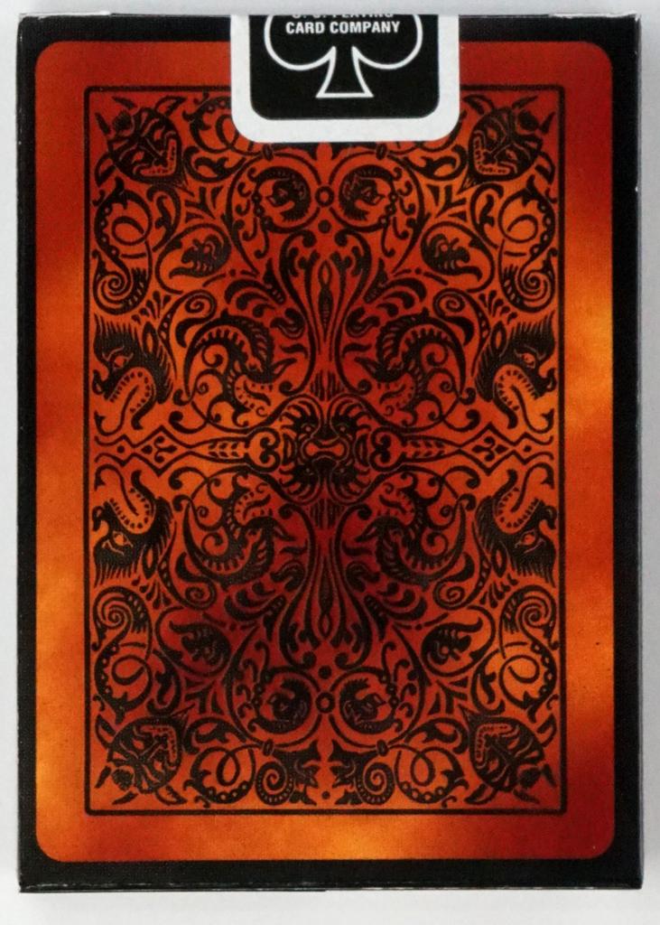 BICYCLE FIRE Playing Cards 1 DECK in a Wooden Box