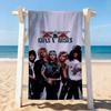 Полотенце для сушки банное рок-группы G-Guns N R-Roses Подходит для легкого плавания, кемпинга, йоги, пляжа.