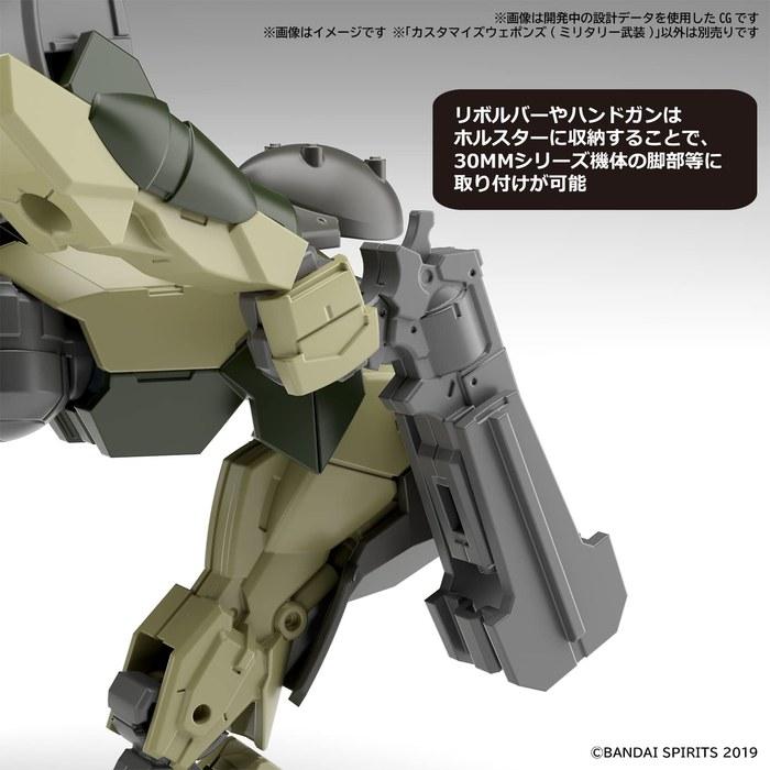 BANDAI SPIRITS 30MM Customize Weapons (Military Armament) Model Kit gray (1 count)