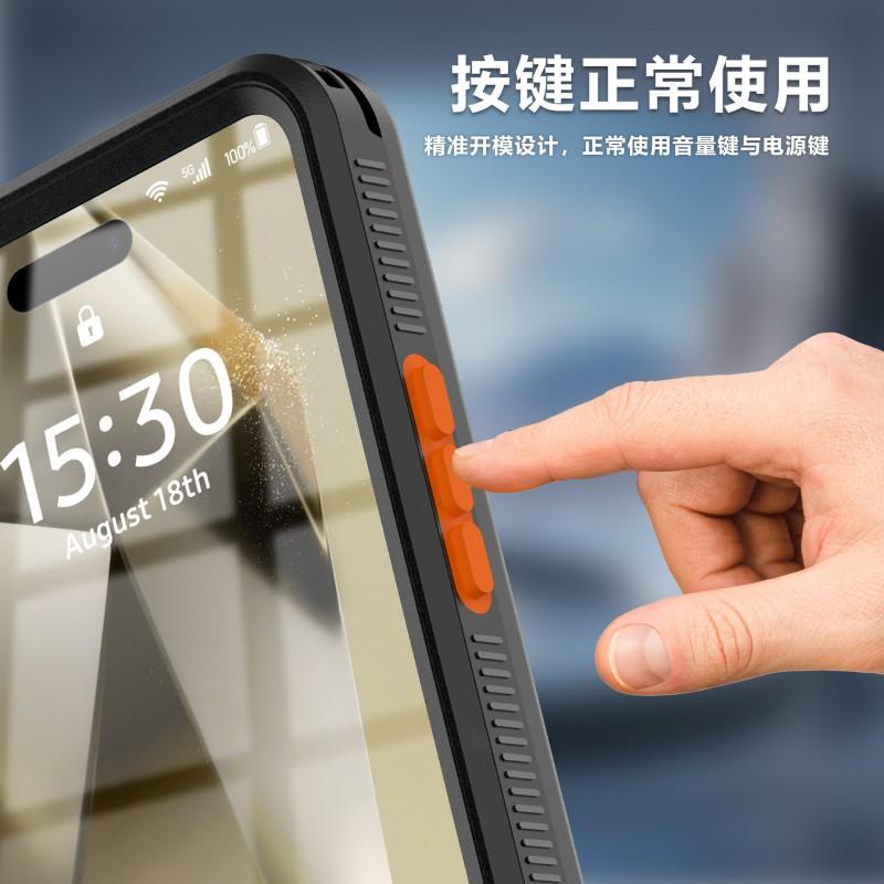 6.1 Inch Waterproof Phone Case Diving Shockproof Scratchproof Clear Protective Cover IPhone 12 13 14 Pro