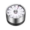 Kitchen Mechanical Timer Alarm Clock Reminder Student Learning Time Manager Magnetic Stainless Steel Timer