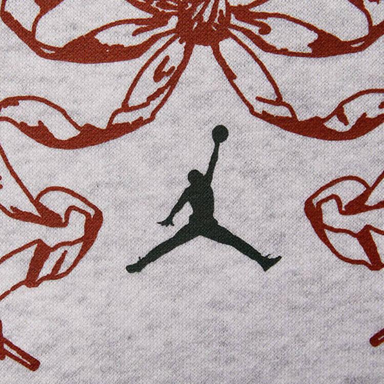 Jordan Sweatshirts Women's Beige Gray Crew Neck Moderate IM5418-051