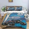 3D Super Monster Truck Monster Jam Comforter Bedding Set,Duvet Cover Bed Set Quilt Cover Pillowcase,King Queen Size Bedding Set