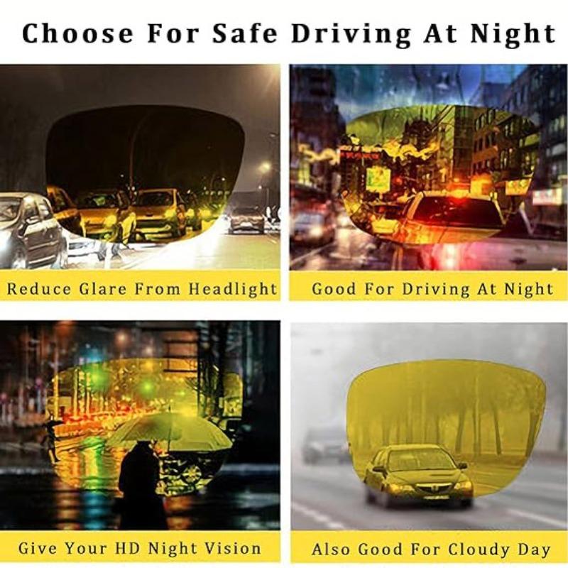 Неполяризованные мужские поляризованные солнцезащитные очки с откидной линзой для женщин, очки ночного видения для вождения, антибликовые, винтажные, квадратные, с клипсой для рыбалки