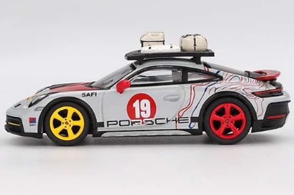 Sunrich MINI GT Масштаб Porsche 911 Dakar Дядя Ралли Готовая модель 1/64 (Левый руль) MGT01068-L