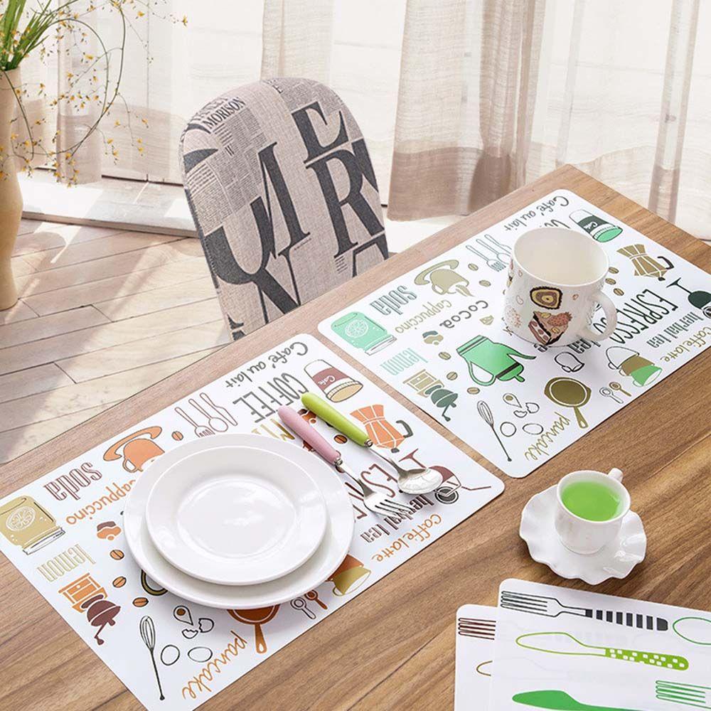 Cartoon 40*28cm Table Decoration Dinner Bowl Kitchen Tableware Table Mat Placemat Disc Pad