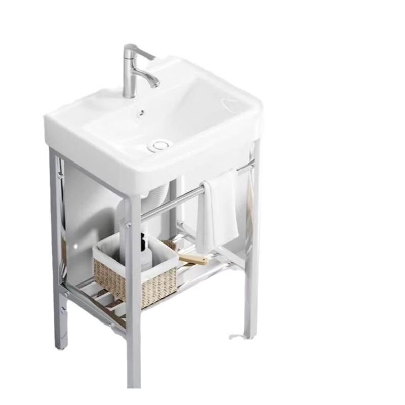 XONYSHI Ceramic Pedestal Wash Basin Set