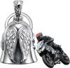 Motorcycle Bell Guardian Angel Bell Good Luck Keychain Accessories For Bikers Car Keychain 1PC