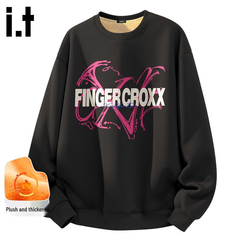 Fingercroxx Men's Lambswool Warm Pullover Hoodie