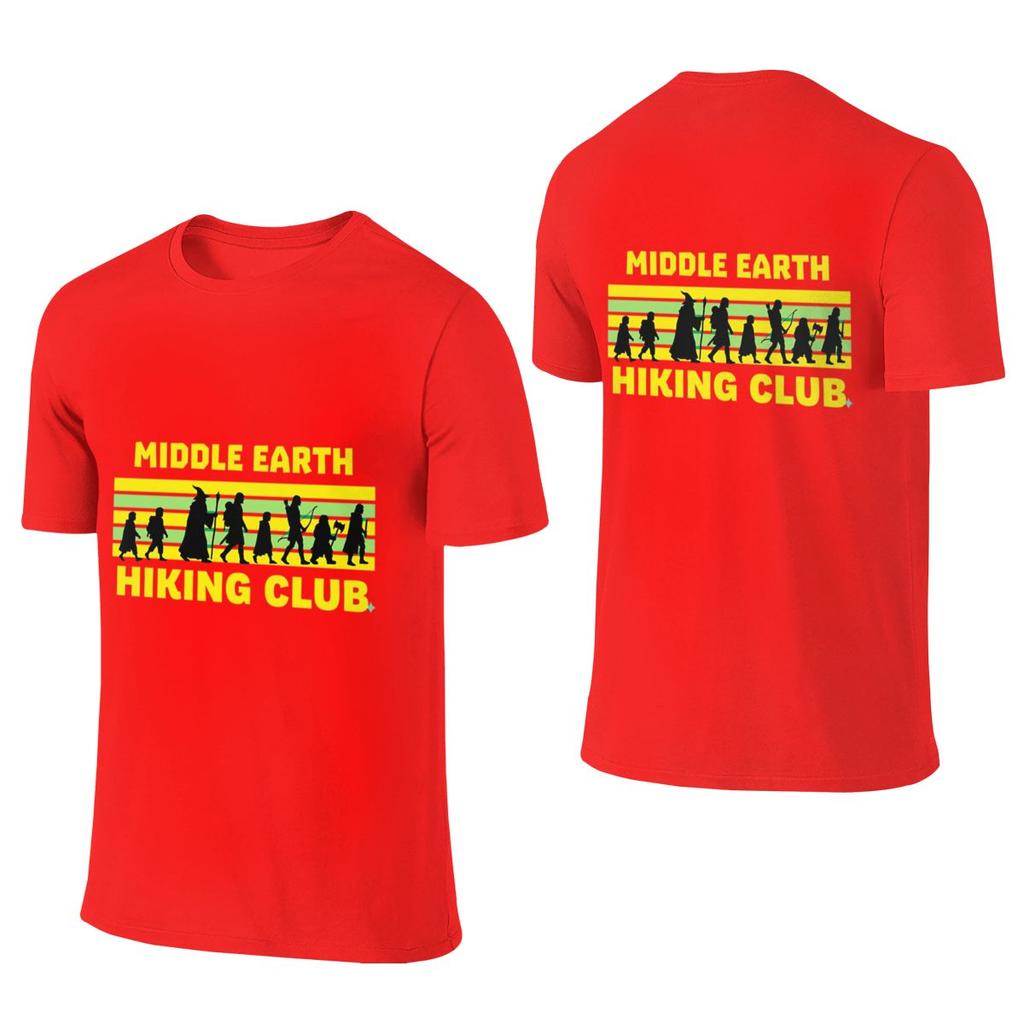 Middle Earth Hiking Clubmiddle Earth Hiking Club Salt Style Reversible Tshirt Casual Youthful Feeling Simple Prints Basic Tee