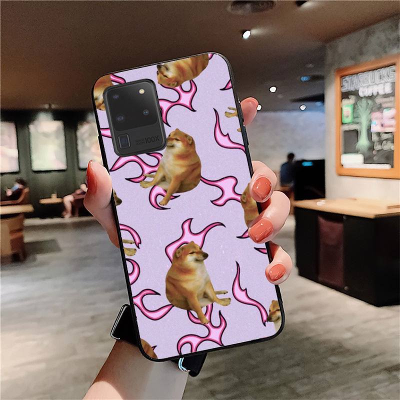 Чехол для телефона Cheems Doge для Samsung S20 lite S21 S10 S9 plus для Redmi Note8 9pro для Huawei Y6