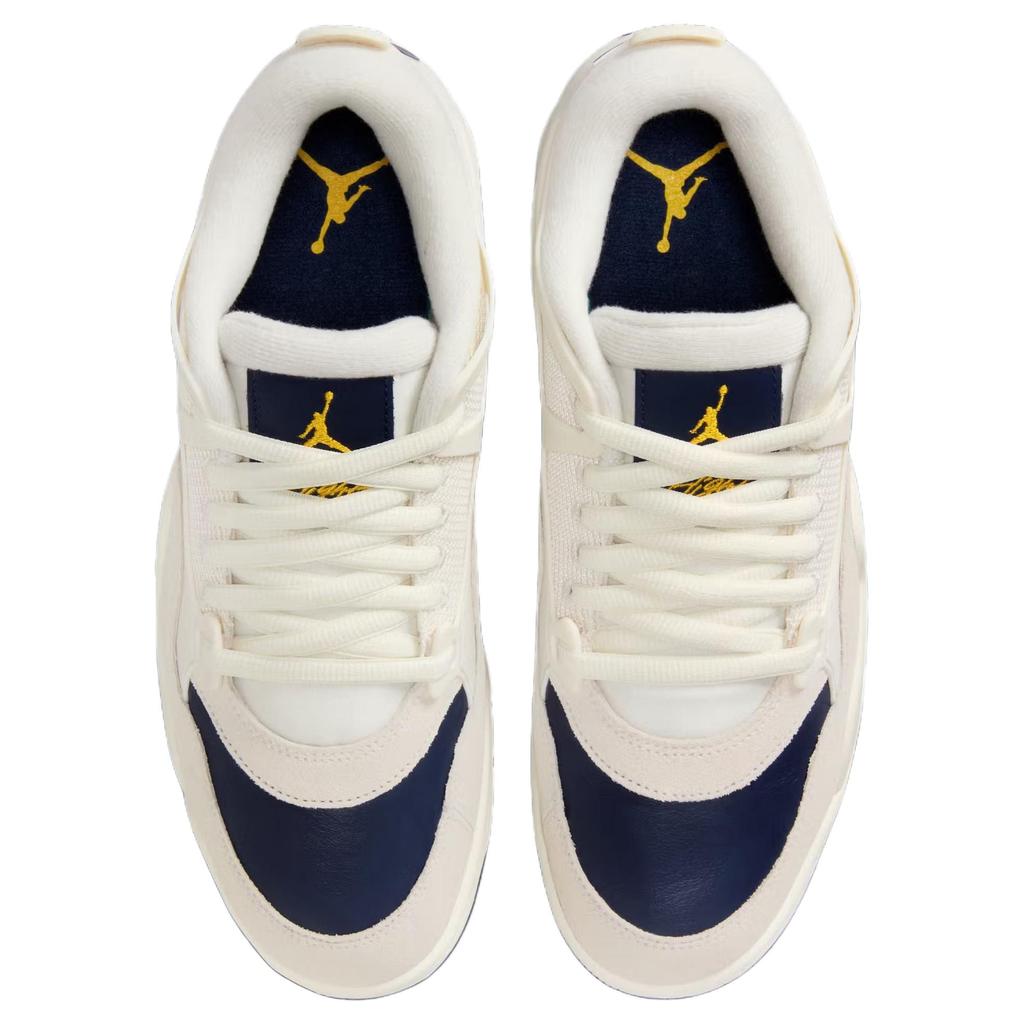 Jordan Air Jordan 4 Винтажные Баскетбольные Кроссовки Унисекс Кремовый FQ7939-107
