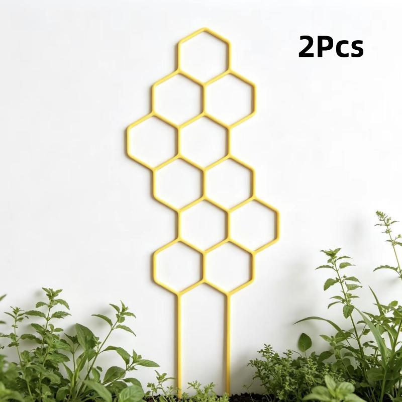 Honeycomb Trellis 2/4Pc Sturdy Plastic Support for Indoor Potted Climbing Plants