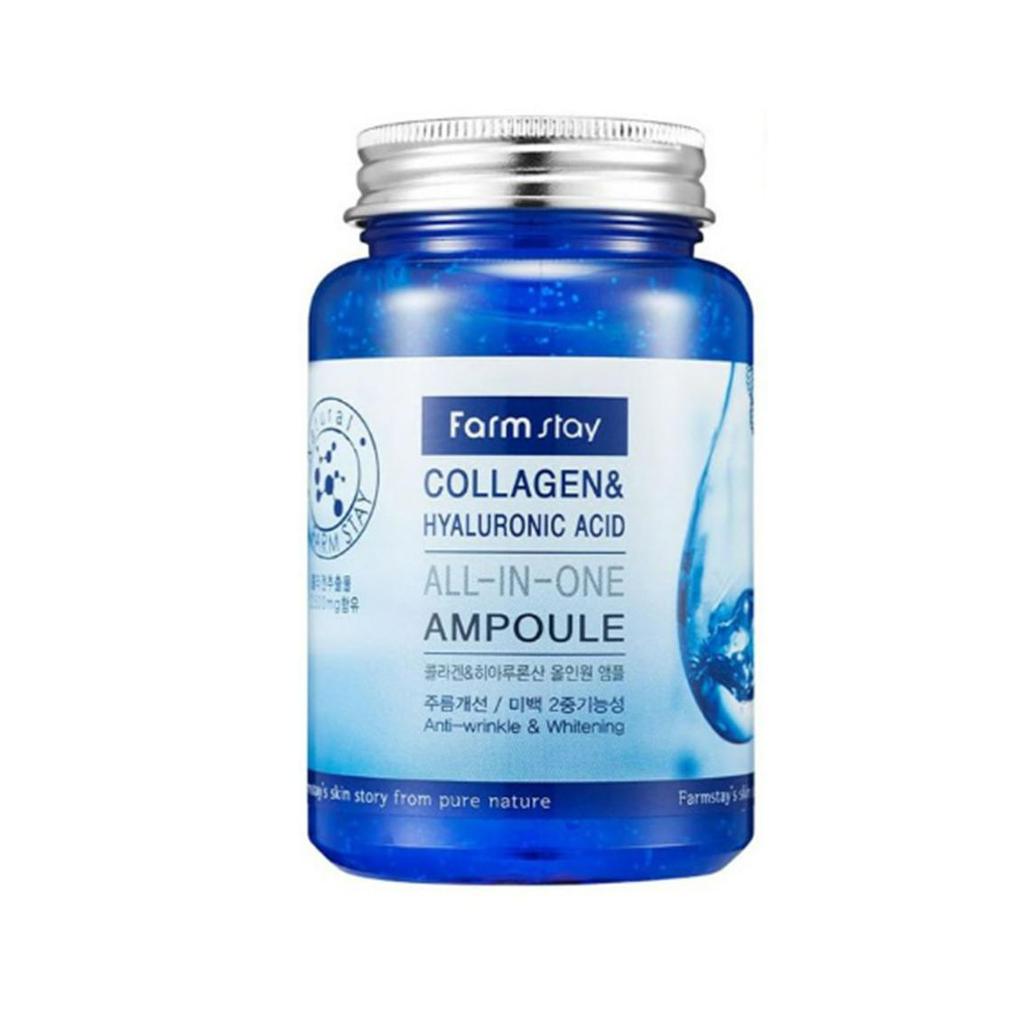 Farmstay Multifunctional Facial Serum with Hyaluronic Acid and Collagen 250ml