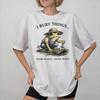 Unisex Unisex New Arrival I Bury Things Maybe Plants Maybe People Frog Tee T Shirt 100 Cotton Tshirts Clothing