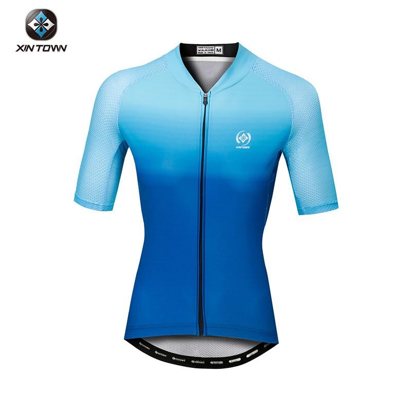Womens Cycling Jersey Set Short Sleeve Bike Shirt Breathable Clothing