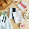1Pc 45x65cm Woven Cotton Classic Striped Table Napkin Kitchen Tea Towel Scouring Pad Dishwashing Cloth