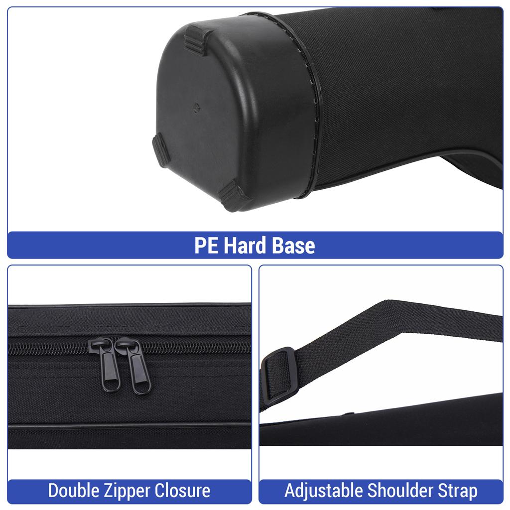 Большая сумка для снастей Водонепроницаемая сумка для удочек 1,3 м 1,5 м Защитный чехол для удочек Жесткий корпус