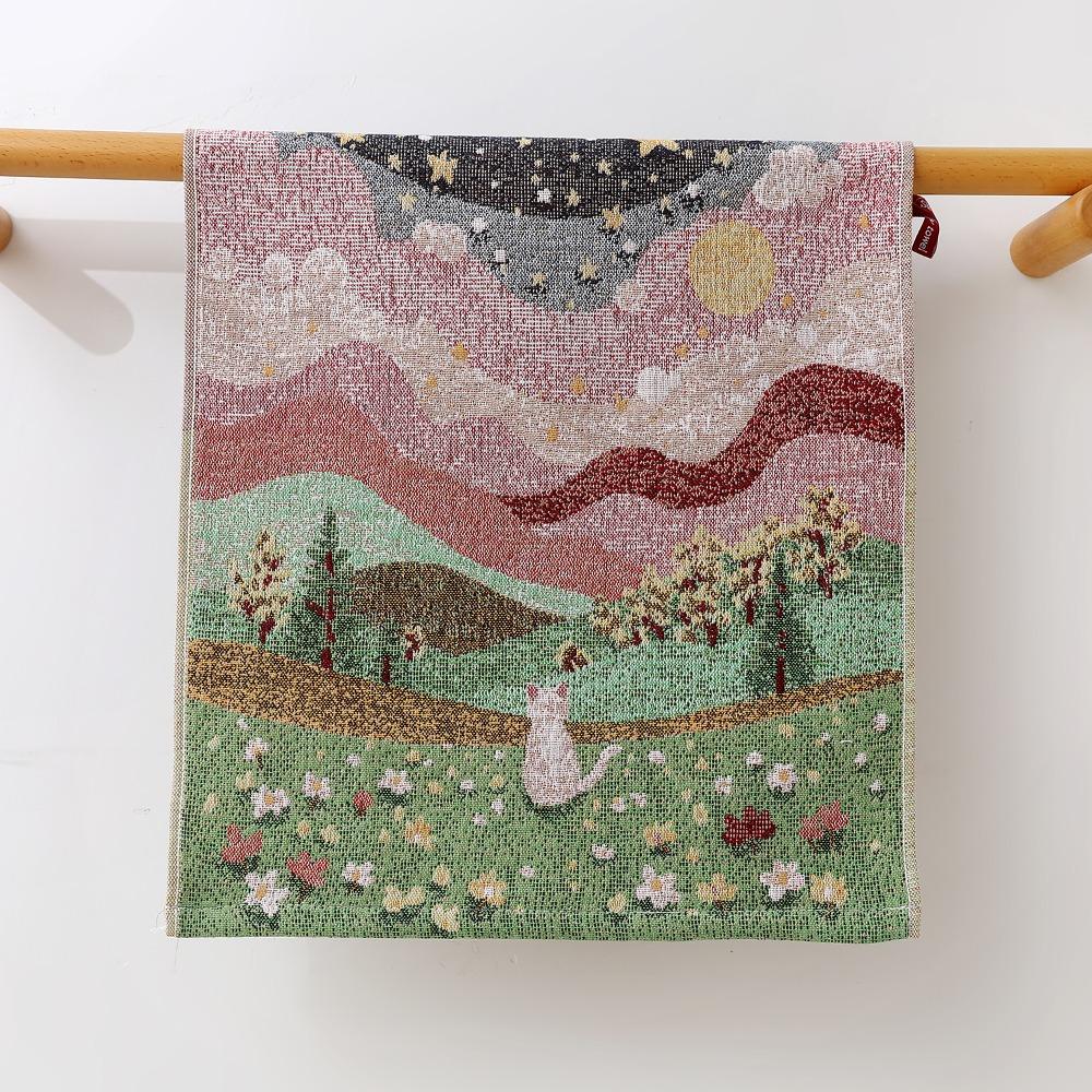 34x40см Кухонное полотенце Быстросохнущее Чистый хлопок Посудное полотенце Большое полотенце для рук Дом Ресторан