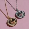 Cowboy Boots Cowboy Hat Pendant Necklace Retro Style Jewelry Furnace Vacuum Plating 18K Real Gold