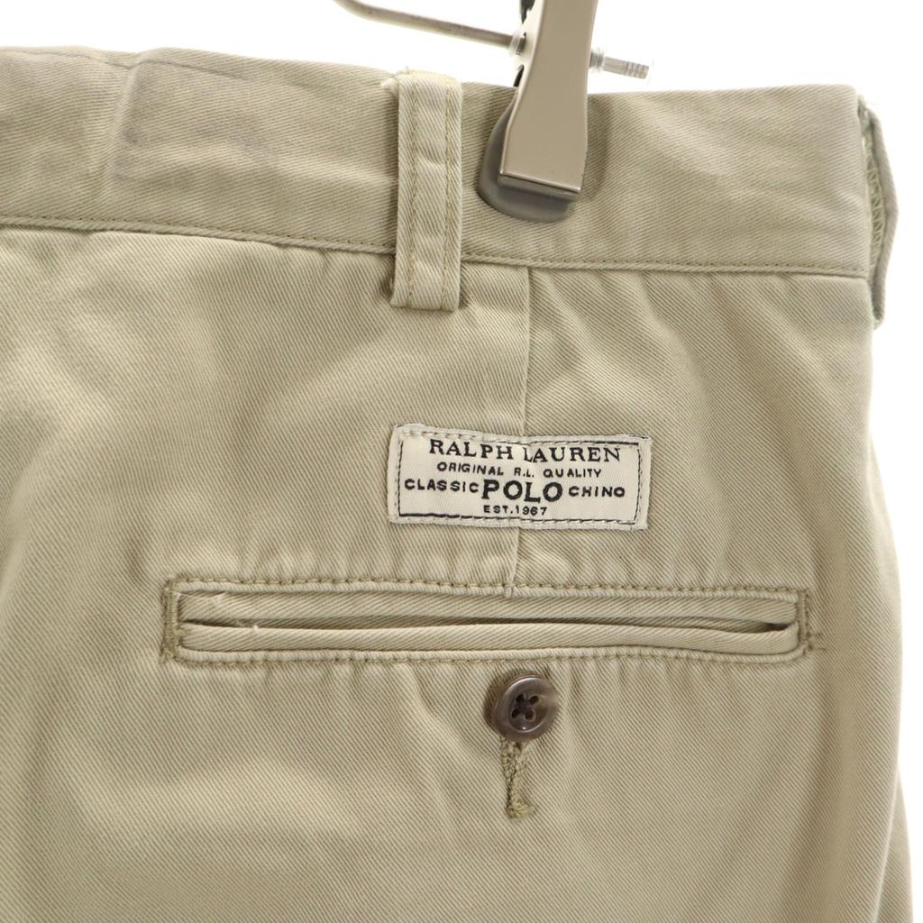 Брюки чинос Polo by Ralph Lauren 90-х Old W34 бежевые Мужские Б/У