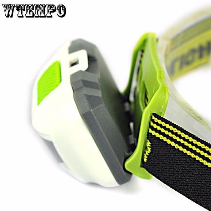 Ultra Light Waterproof Double Lamp Beads LED Red Warning Light Outdoor Sports Headlights for Mountain Climbing and Fishing Owl Headlights