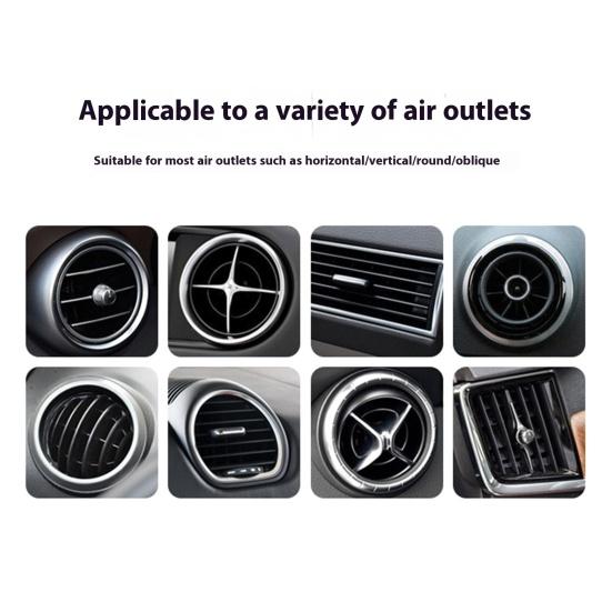 Автомобильный светодиодный аромадиффузор с вращающимся летающим шаром, освежитель воздуха для автомобиля с красочным световым эффектом, 3D-дизайн в стиле научной фантастики, ароматерапевтическое украшение для дома в автомобиле