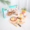 Деревянный набор для завтрака: Детская игрушка для ролевых игр на кухне для выпечки западных десертов