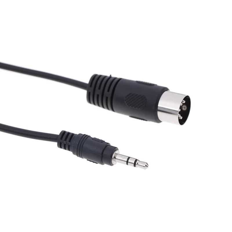 1 шт., 5-контактный разъем Din Midi, штекер 3,5 мм, стереоразъем, аудиокабель-адаптер