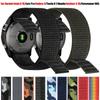 26 мм 22 мм Нейлоновый ремешок для часов с липучкой Velcro для Garmin Fenix 8 E 7 7X 6X Pro/Enduro 3 2/Epix Pro/instinct 3 2X Браслет с быстрой заменой