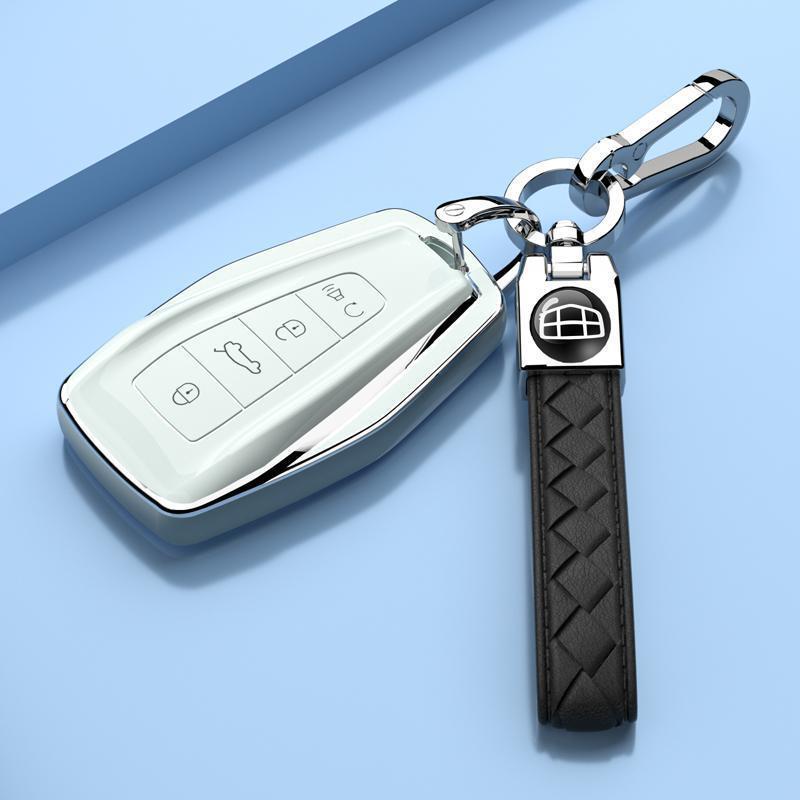 Чехол для брелока Geely Boyue L 2025: Роскошная полная защита, Премиальная защита для мужчин