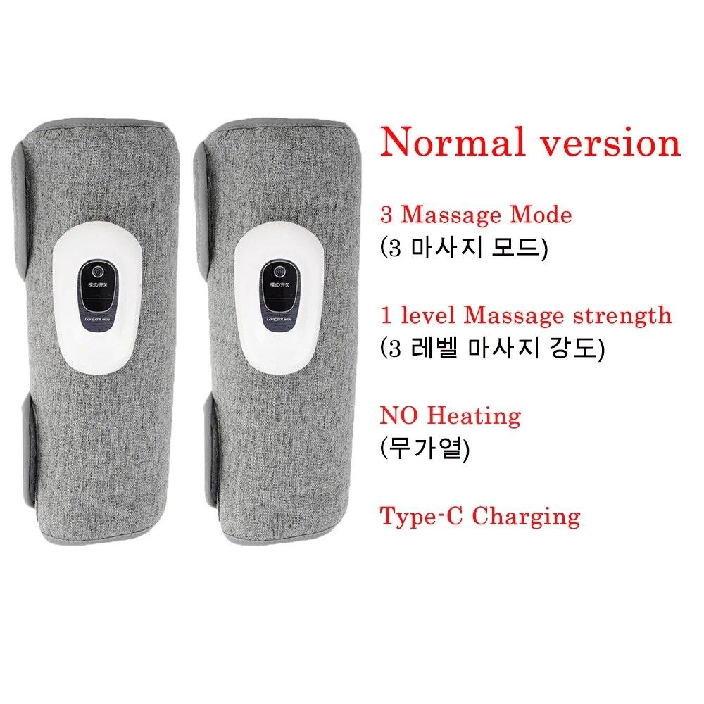 Air Compression Leg Massager with Heat Electric Leg Calf Massager Blood Circulation Airbag Vibration Muscle Pain Relief Relax