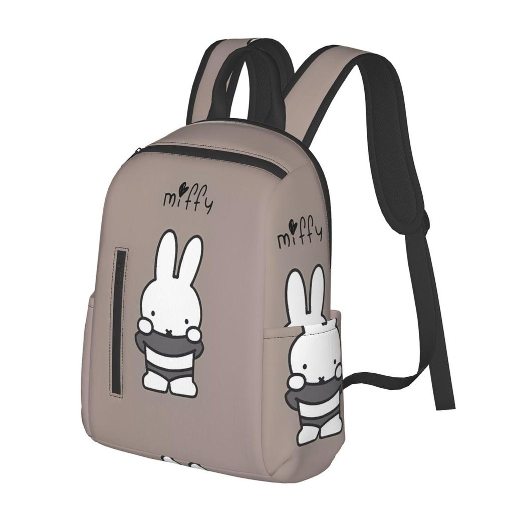 Рюкзак Daypack Asamike, Стильный, Милый дизайн с Миффи, Повседневный, Большой вместимости, Популярный, Многофункциональный, Идеальный подарок для колледжа и старшей школы