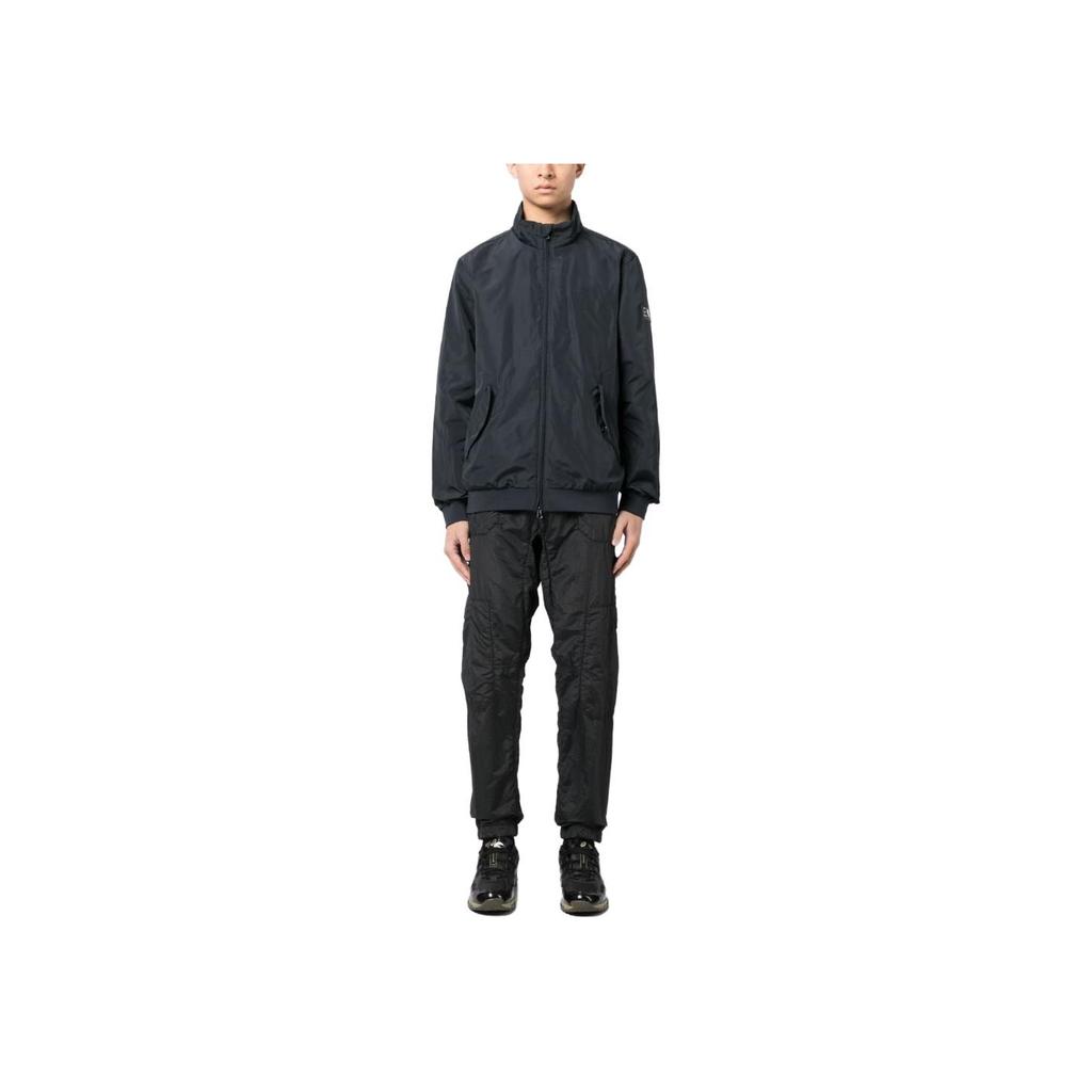 Emporio Armani SS23 Серия EA7 Однотонная Нашивка с Логотипом Пилотская Куртка Мужские куртки Темно-Синий 3RPB24-PNT3Z-1578