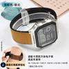 Для Casio Маленькие Квадратные A168W AE-1200/1300 A159 A158 F91W F105 W-216 Кожаный Ремешок Мужской Браслет из Натуральной Кожи 18мм ширина