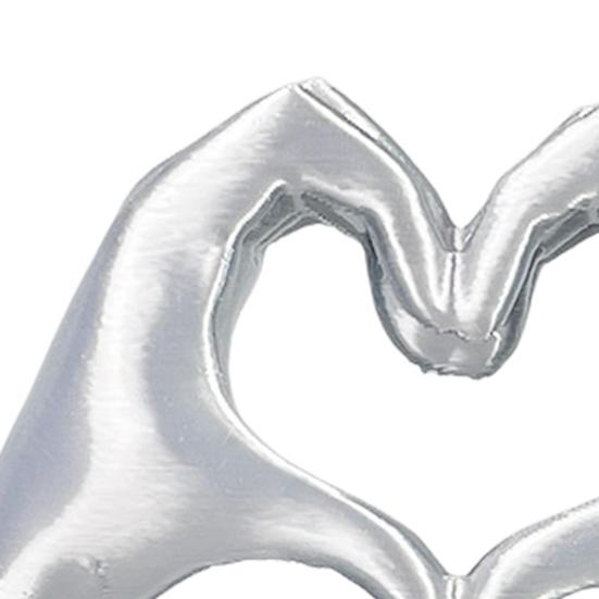 Фигурка Жест Любви, Напечатанная на 3D-принтере, Статуэтка в форме сердца любви и руки