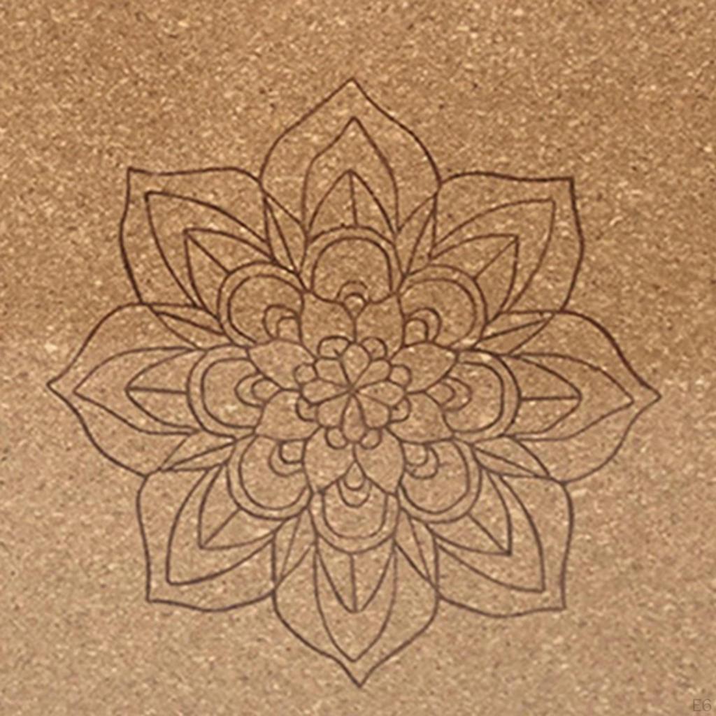 Cork Yoga Block Exercise Assistive Equipment Wooden Accessory for Fitness Home Gym