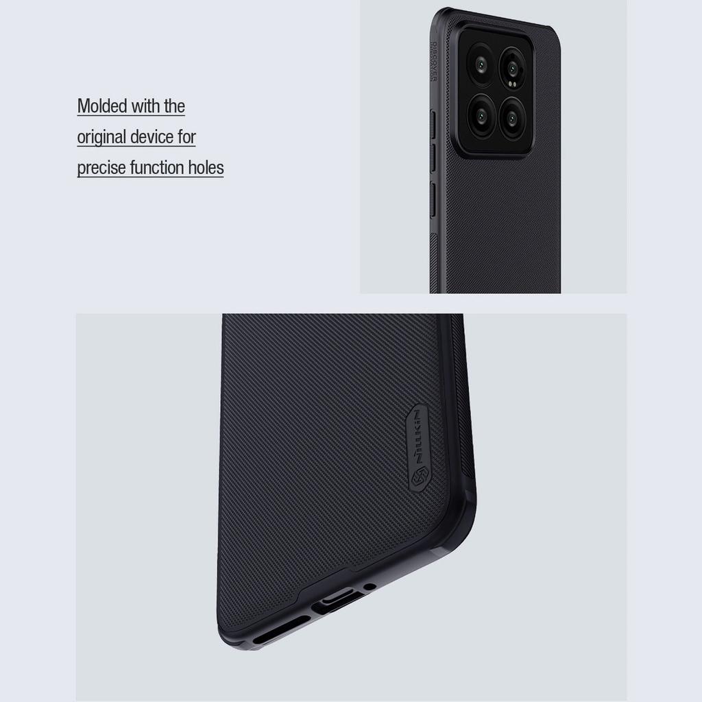 Nillkin Super Frosted Shield Pro Magnetic Case For Xiaomi 14 Pro - Black