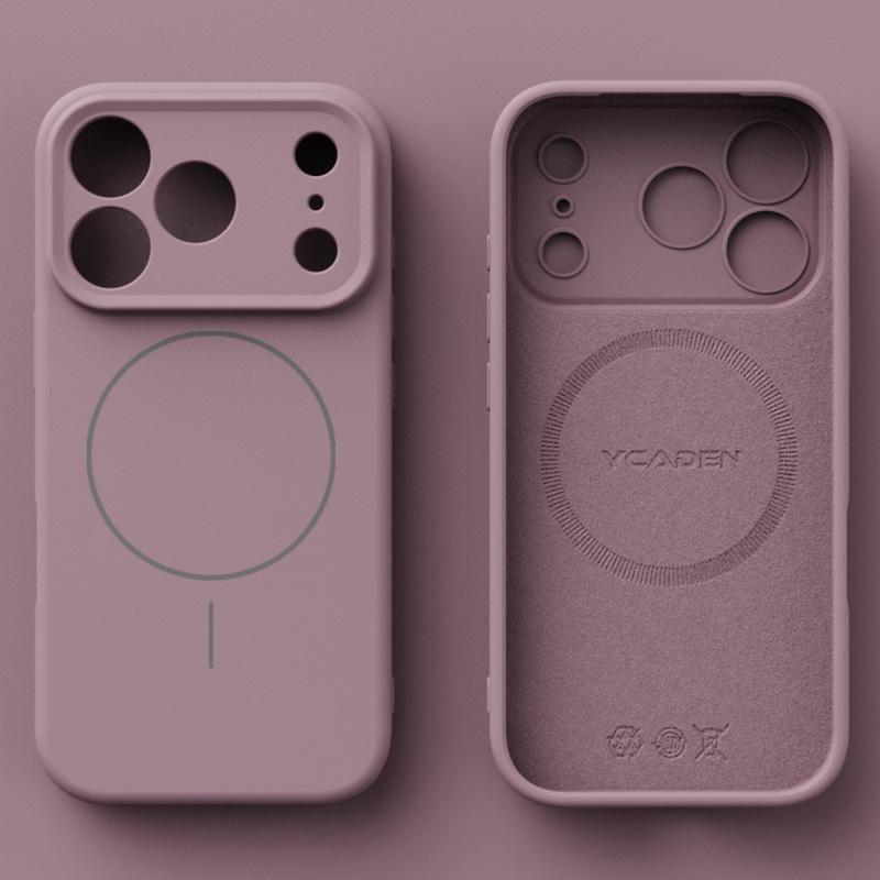 Для iPhone 17 Pro Max Чехол Магнитный Для Magsafe Жидкий Силикон Мягкая Крышка Coque Для iPhone 16 15 14 13 Pro Max 17E 16E