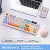 M96 Bluetooth-клавиатура Беспроводная FREEWOLF Игровая клавиатура с экраном, Электронный экран, Подключение нескольких устройств, Эргономика Игровой