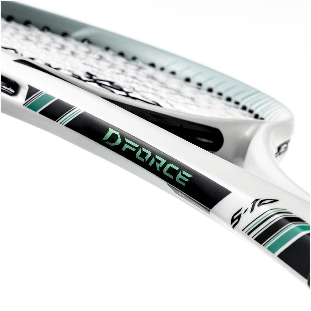 Mizuno Deeforce Tennis Racket 63JTN544 S-10 (Soft Tennis), Unisex, White/Jade Green, 0U,