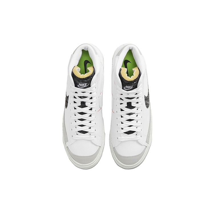 Nike Blazer Mid 77 Vintage Pack из переработанной шерсти — белые светло-дымчатые кроссовки унисекс ярко-малиновые CW6726-100