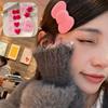 Sweet Velvet Hair Bows  Korean Style Winter Hair Clips for Schoolgirl Ins Fashion Fringe Barrettes Hair Accessories Gift Set