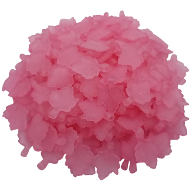 Простая мода для детей Кленовые листья Прозрачные многоцветные свободные бусины Мода для изготовления ювелирных изделий Аксессуары Ожерелье Браслет Изысканные ювелирные изделия