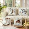 Vintage Western Pillow Covers, Cowboy Horse Boots Decorative Throw Pillow Cases, Rustic Home Decor For Sofa Bed, No Insert 4Pcs