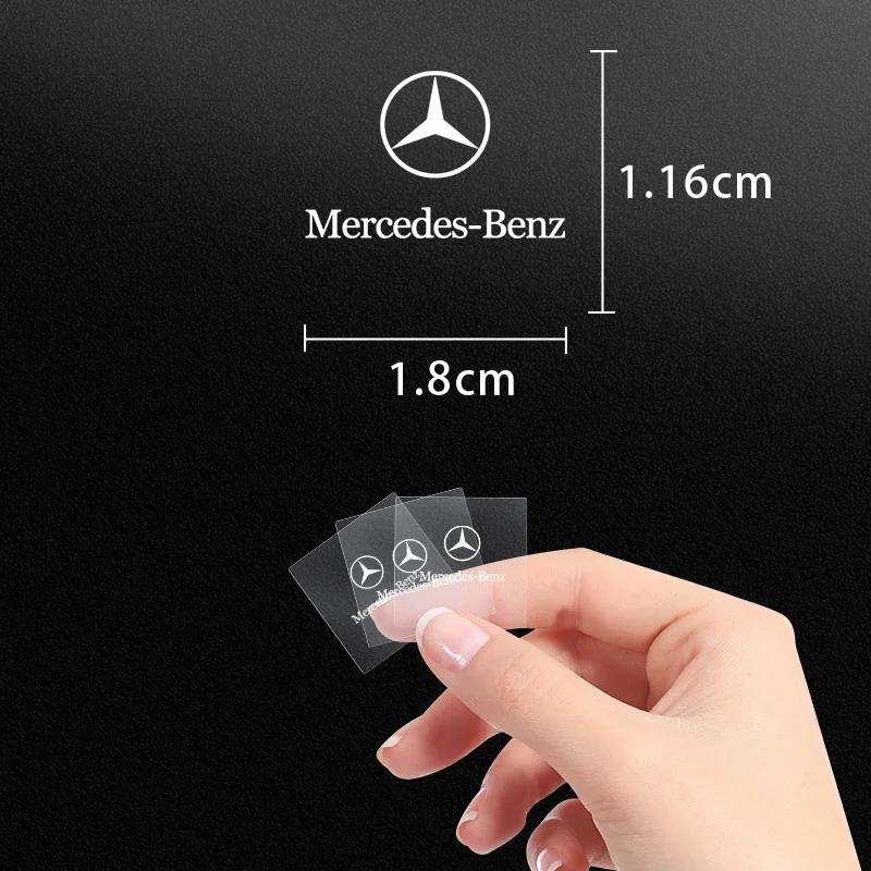 AABIE1 Car Window Lift Button Sticker Steering Wheel Decal Car Interior Goods Caps For Mercedes-Benz C450 C180 C200 C220 C250 C300