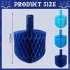 Marspark 6 Pcs Hanukkah Dreidel Decoration 8 Inch Hanging Chanukah Ornaments Hanukkah Wall Hanging Chanukah Holiday Party Decor for Yard Garden