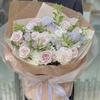 1PC Floral Wrapping Paper Wedding Linen Festival Craft Paper Florist Colored Linen Roll Flower Packing 48cmx4.5m
