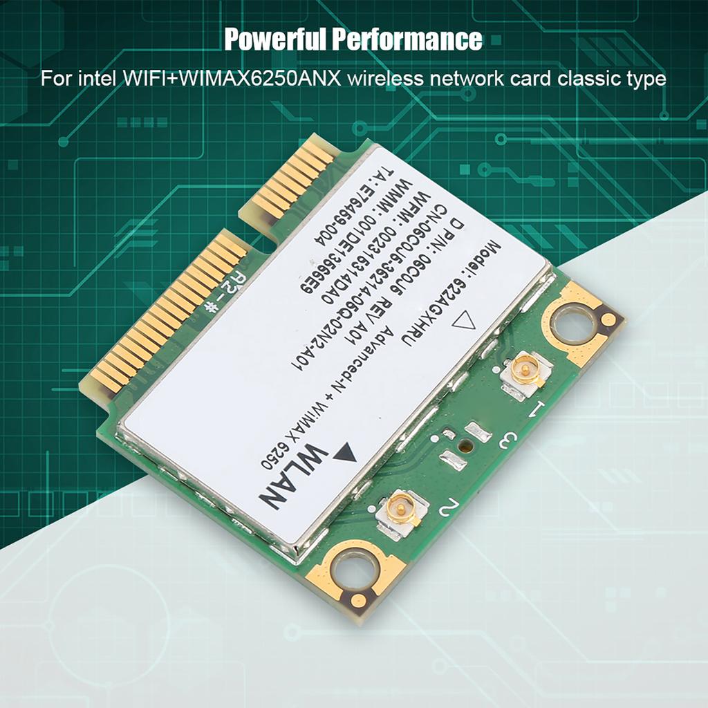 Для Intel 6250AN 622ANXHMW MINI PCIE 300 Мбит/с 2,45 ГГц Двухдиапазонная беспроводная сетевая карта WIFi