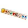 Abaodam Wooden Solar System Puzzle Set, Planet Matching Board, 40x7x2cm, Educational for Kids Ages 3-5, Develops Hands-On Skills, Planet Recognition,